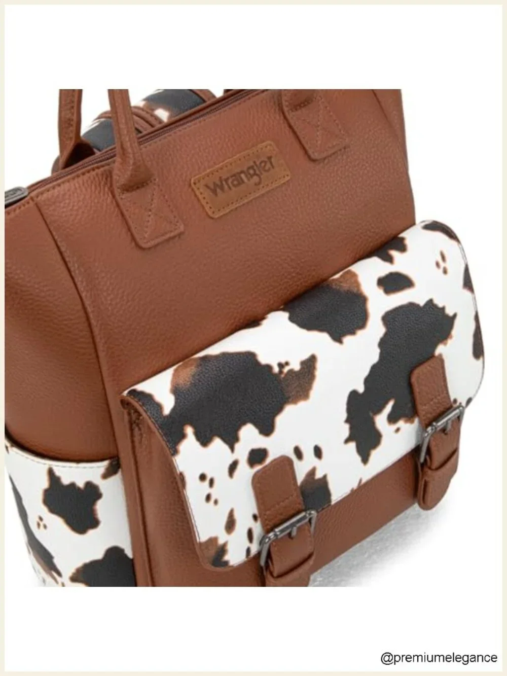 Faux Leather Convertible Backpack Purse with Crossbody Strap for Work Travel